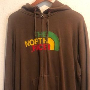 North Face men’s zip up hoodie